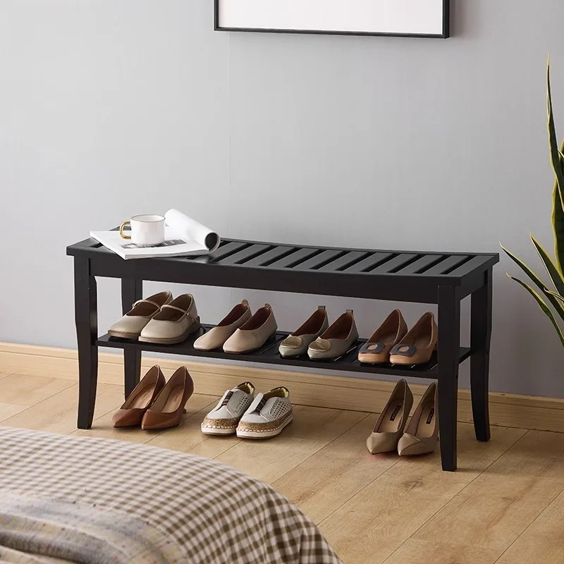 Light luxury advanced shoe changing stool, door-to-door household shoe changing stool,cabinet integrated changing