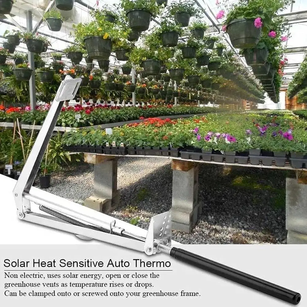

Greenhouse Window Opener Vent With Single Spring Thickened Version Opener Greenhouses Automatic Window Solar Roof A8J0