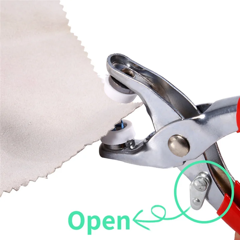 

600 Sets Metal Snap Kit Fastener Snap Pliers Set Silver Metal Fasteners Press Studs