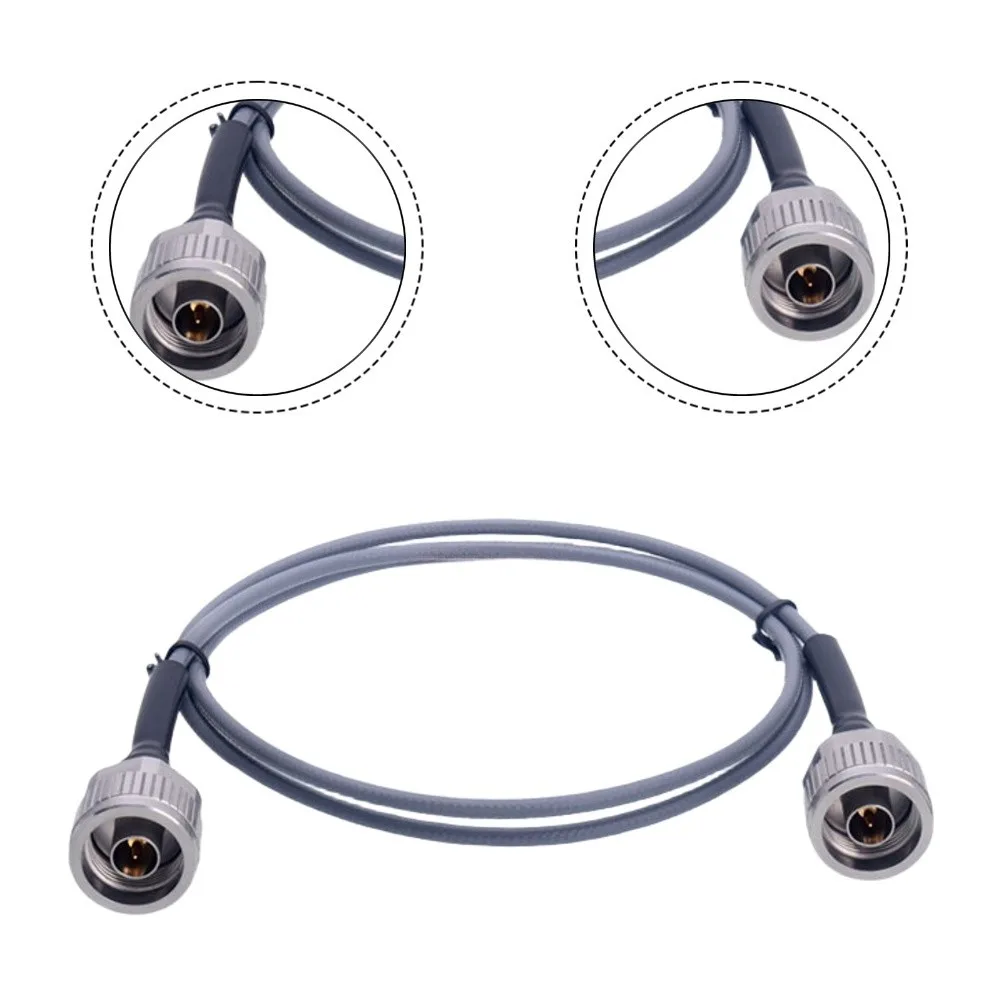 N Type Male to Male RF Cable 18GHz Frequency Range 0 to 18GHz with N J to N J Connectors for Lab and Field Use