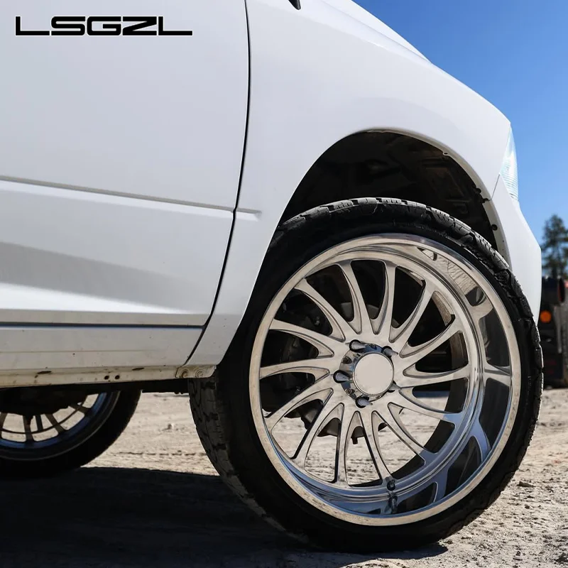 1pcs Forged Alloy Deep Dish 24x12 26x16 8x180 8x165.1 6x139.7 6x5.5 8x6.5 Custom For Silverado 2000 3000 Truck Wheels Rims