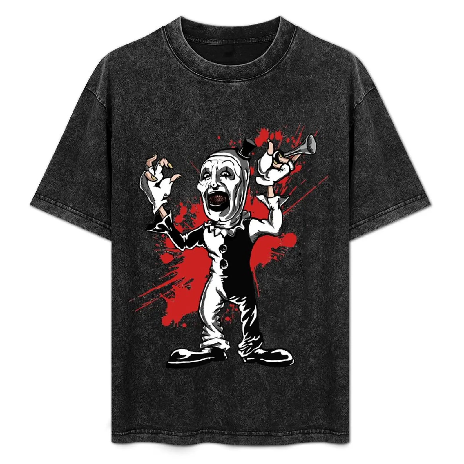 Terriefer-男性用のスラッシャーフィルムTシャツ,ハロウィーンの音楽ファン,アニメのグラフィック,男性へのギフト