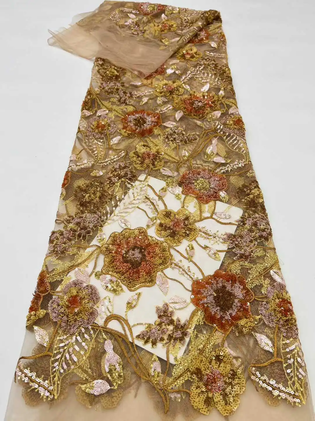 2025 نسيج الدانتيل الأفريقي الترتر مطرز التطريز النيجيري الزفاف عالية الجودة الفرنسية تول أقمشة الدانتيل لحفل الزفاف