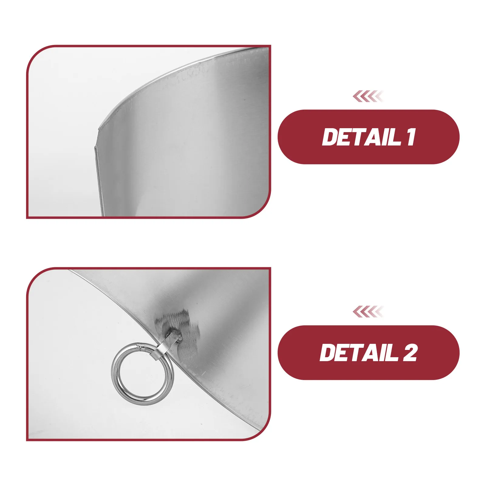 Commercial Stainless Steel Noodle Cooker Divider S-Shaped Separator for Simultaneous Cooking Steamer Pot Insert Restaurant Use
