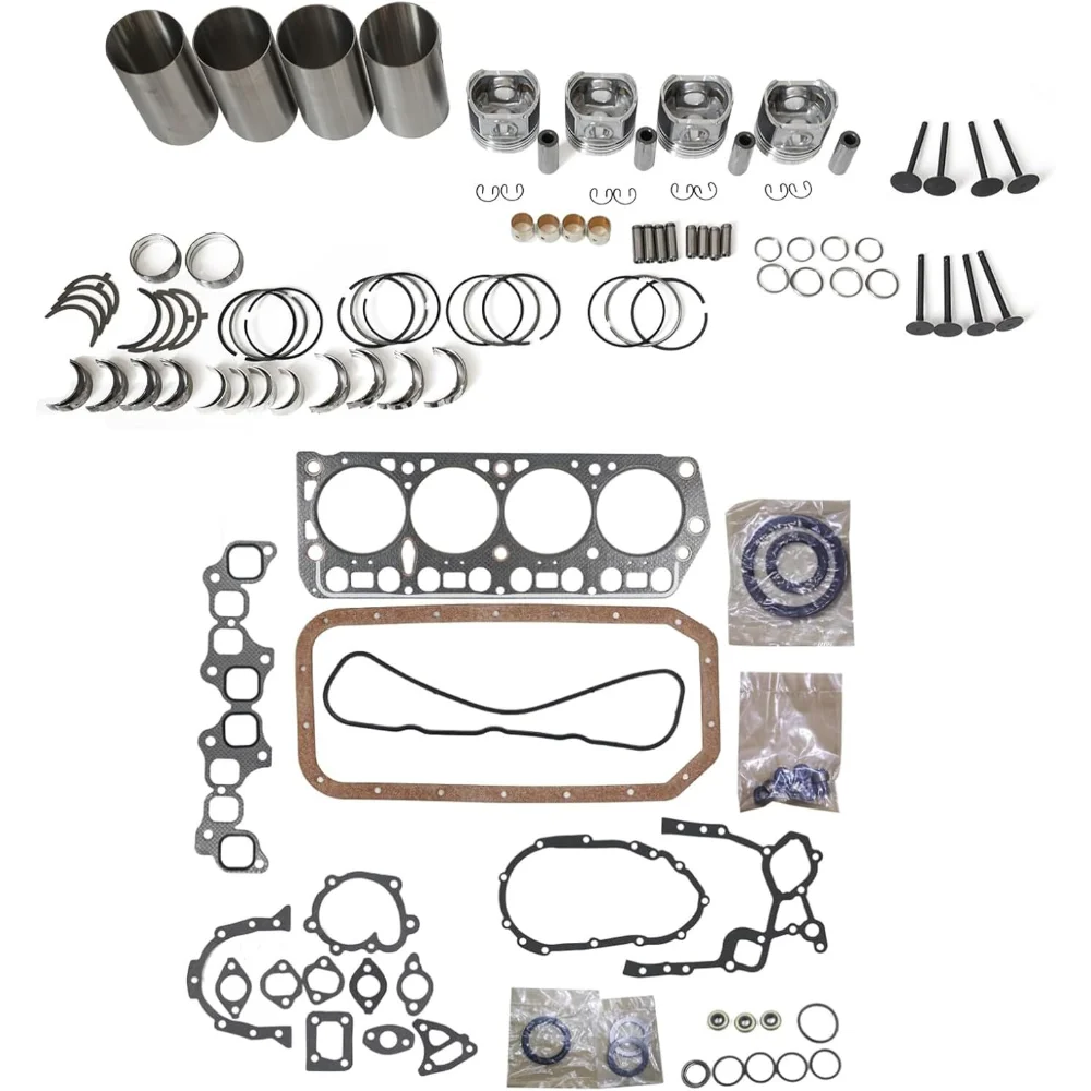 4Y Overhaul engine Rebuild Kit For Toyota oversized Piston0.5mm Rings Gasket Set