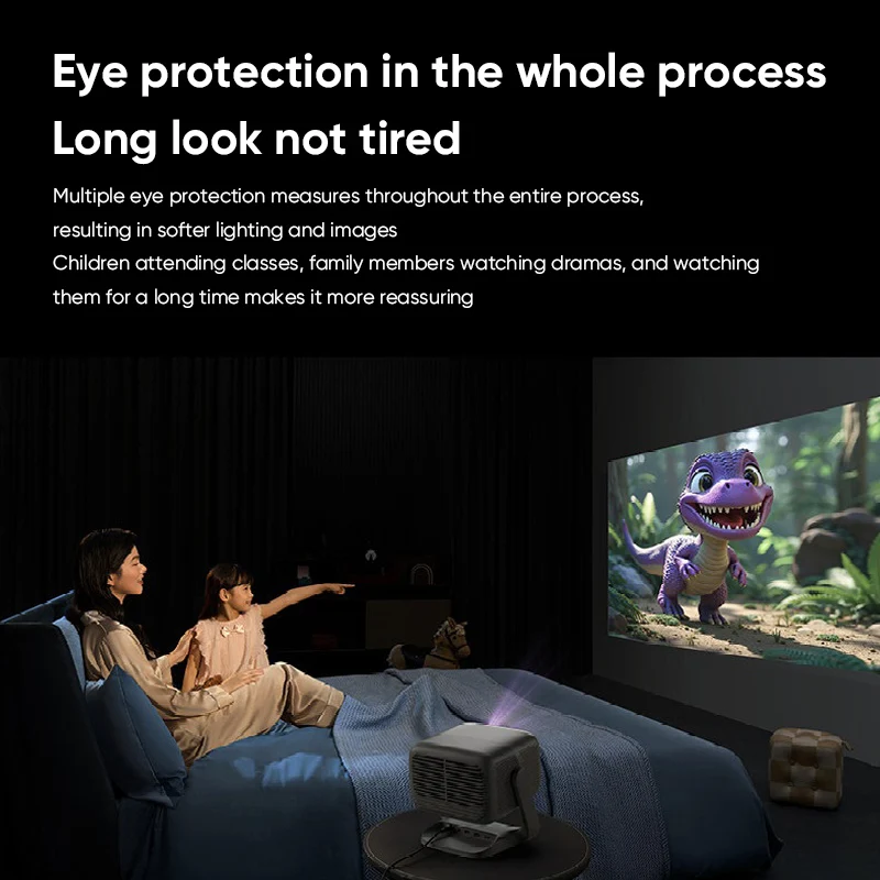 N5S Pro Triple Color Laser Projector 3400 CVIA Brightness  Dolby HiFi 4K 40000:1 Dynamic Contrast for Home Cinema Gaming