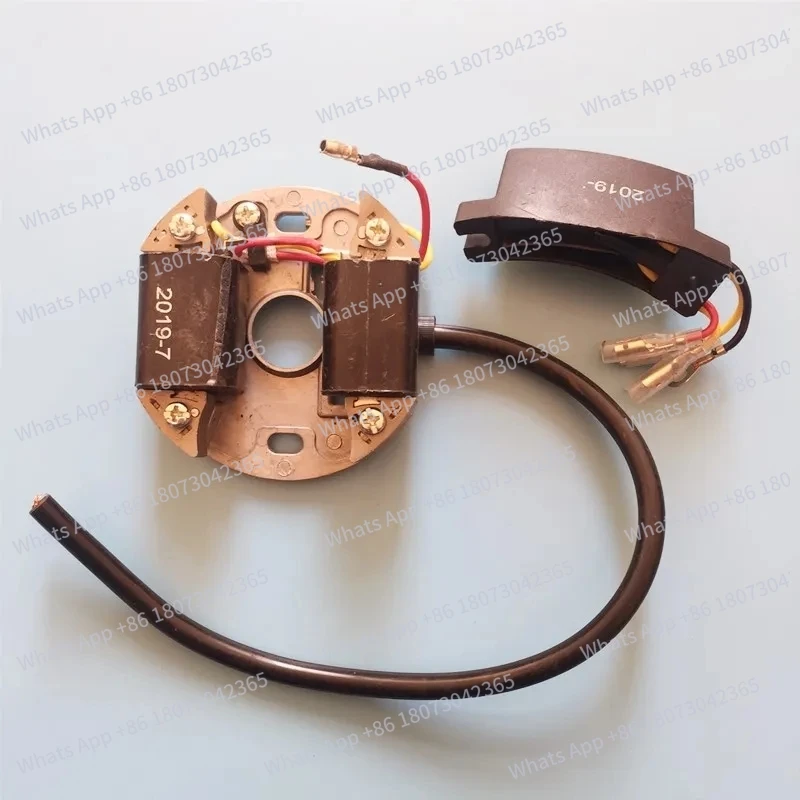 

Ignition Module Coil w/ Capacitor YD78 78 7800 YD81 78CC 2 stroke chain saw ignitor condenser magneto stator
