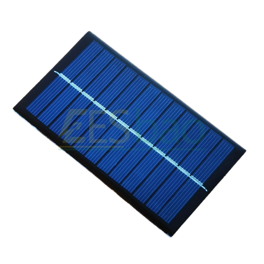 Solarpanel 6V 1W Mini-Solarsystem DIY für Akku-Handy-Ladegeräte Tragbare Solarzelle zum Aufladen von 3,7V 4,2V Lithium-Akkus – Detail 4