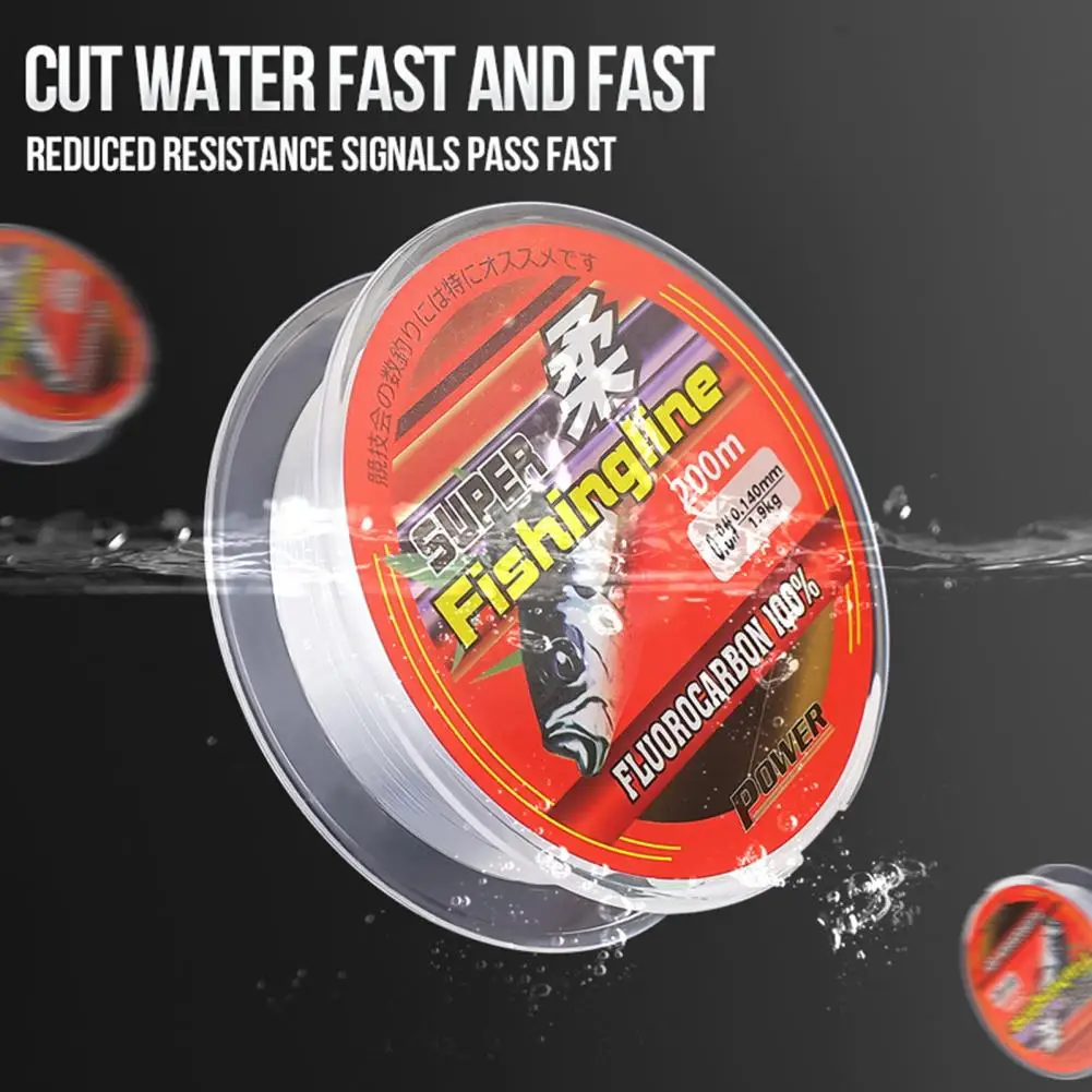 

200M Fishing Line Fluorocarbon Coating Invisible Nylon Fishing Line Fluorocarbon Straight Fishing Line 20000cm 0.8, ，2, 3, 4