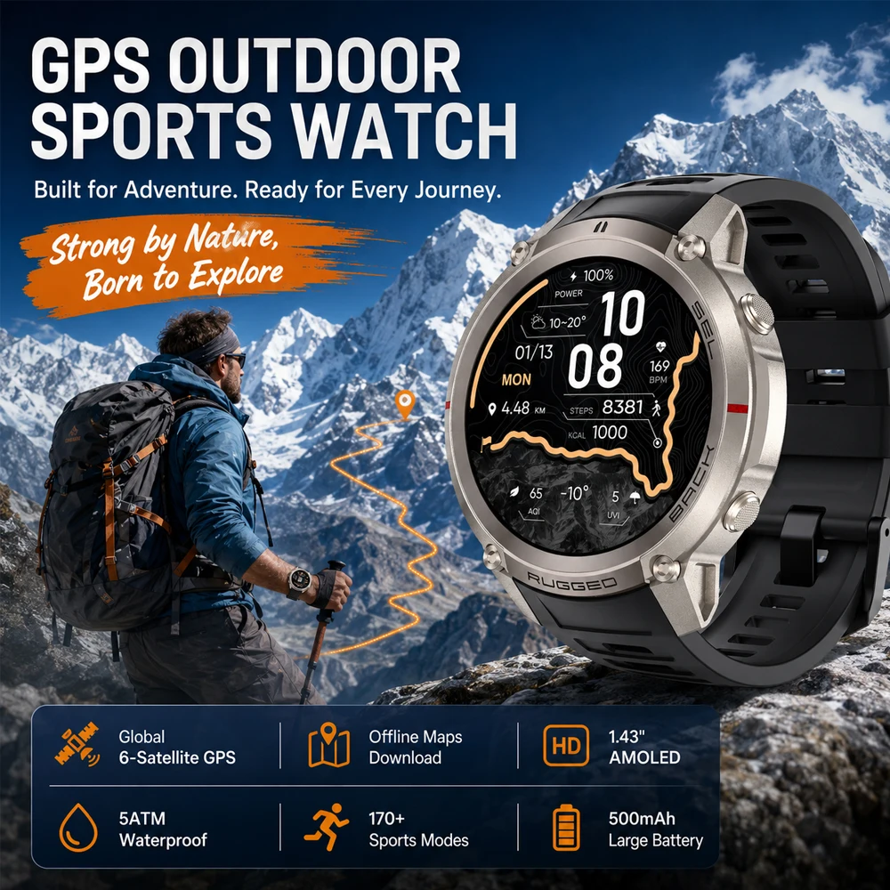 2026 Military Smart Watch 1.43