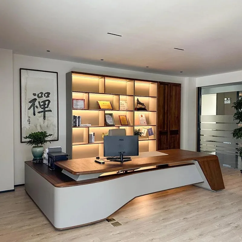 Minimalist Setup Office Desks Stand Shelf Console Extender Gaming Table Executive Reading Mesa De Computador Furniture Office