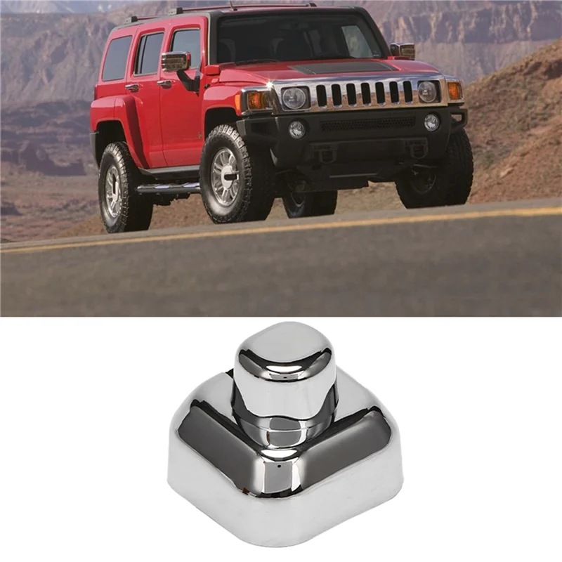 Car Antenna Base Cover Car Antenna Base Bezel Decorative Cover For Hummer H3 Sport 2005-2010 Chrome Moulding Trim - Image 4