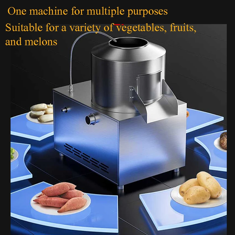 

110/220V Electric Garlic Peeler Machine Peeling Stainless Steel Commercial For Home Grain Restaurant Barbecue Separator