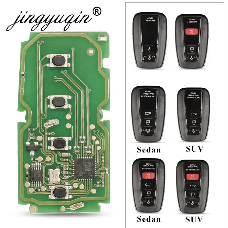 jingyuqin VVDI XM38 Smart Universal Remote Full Key for Toyota 8A 4D for KEY TOOL Plus Max VVDI2 VVDI Support Renew & Rewrite