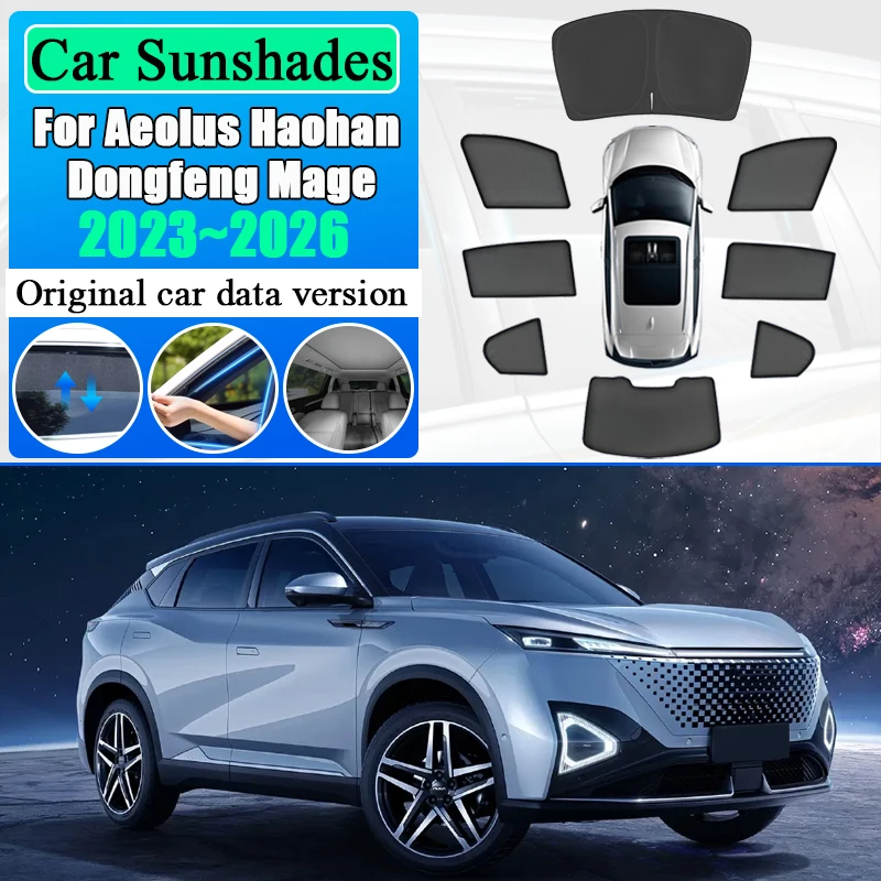 

Sun Visor For Aeolus Haohan Dongfeng Mage 2023 2024 2025 2026 Car Mesh Sunshade Window UV Protection Privacy Curtain Accessories