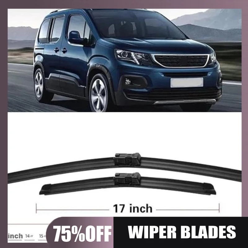 

Suitable for Peugeot Rifter 2018-2020LHD front wiper windshield wiper 26'+17'