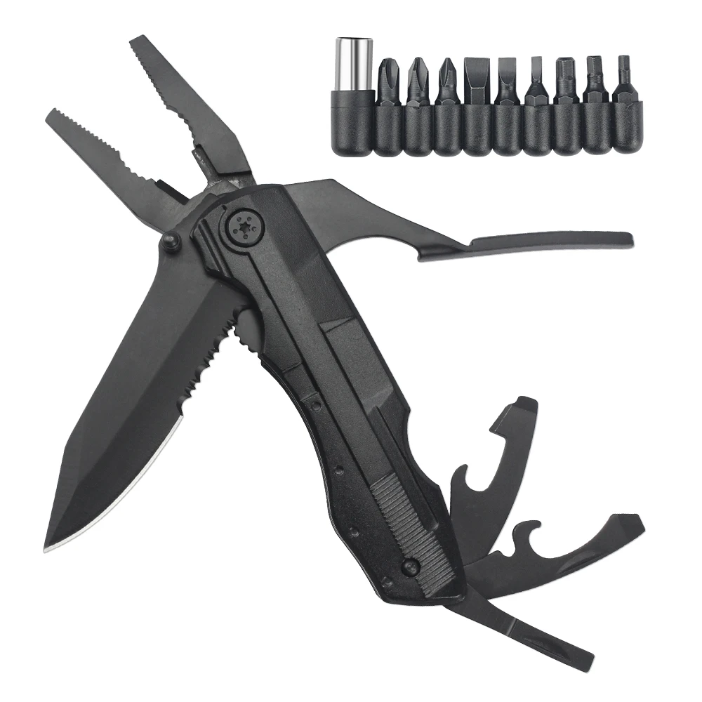 

Pliers Multi Tools Fishing EDC Swiss Army Knife for Outdoor Home Portable Folding Knife Screwdriver Car Emergency Repair Tool