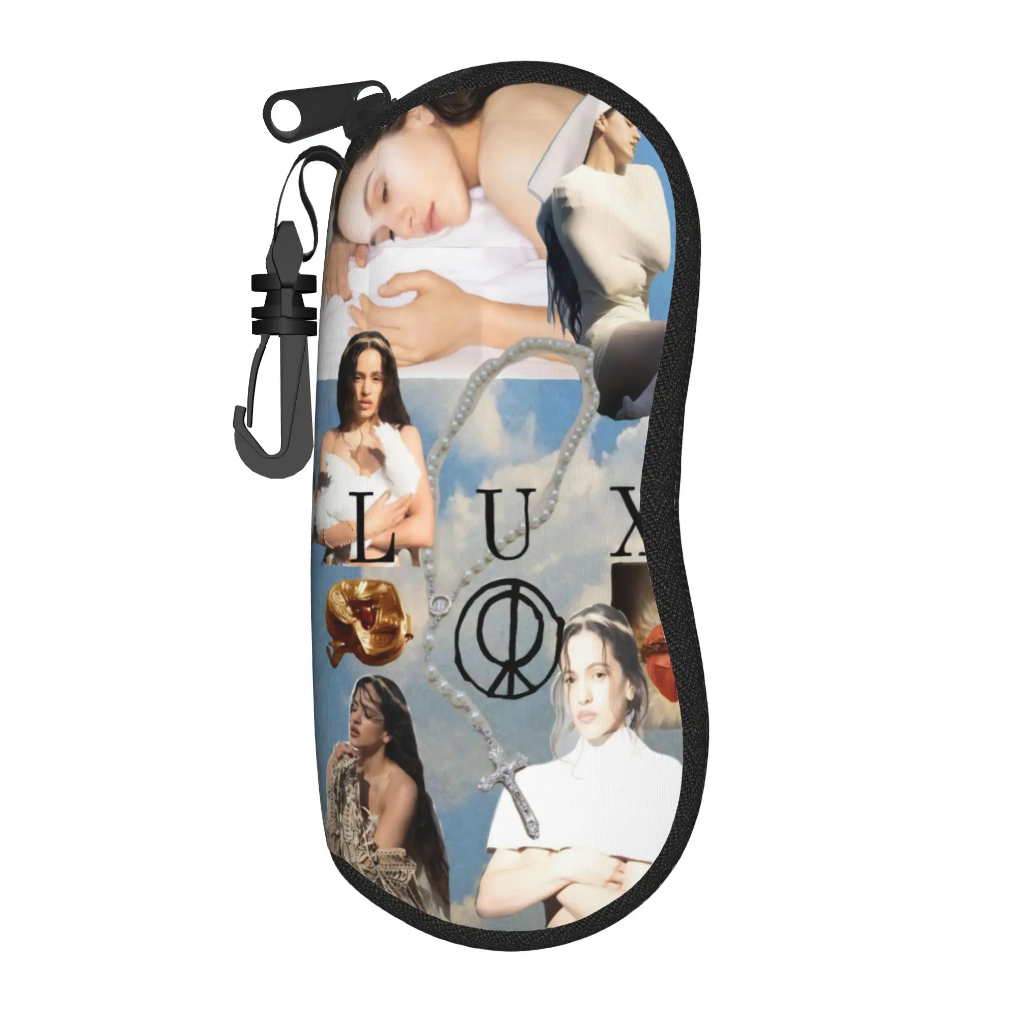 Kawaii Cartoon Glasses Case Rosalia LUX Tour 2026 Merch  Accessories  Sunglasses Protector Ins Style Eye Contacts Case