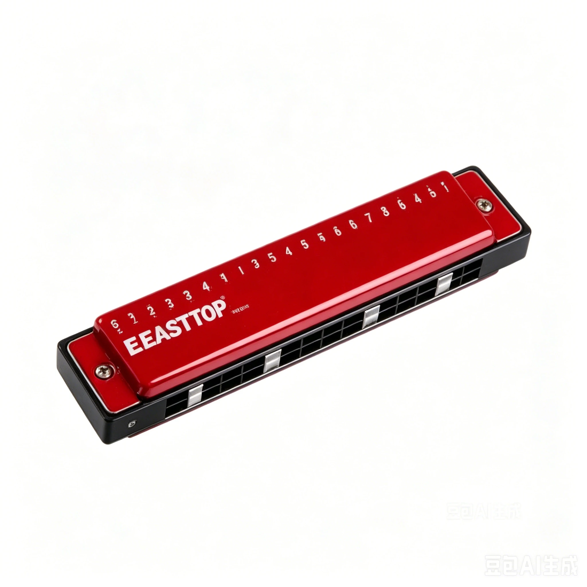 EASTTOP 24 Hole C Key Tremolo Harmonica 3 colors T2400 ABS Resin Comb Mouth Organ for Beginner Students Adults Performance