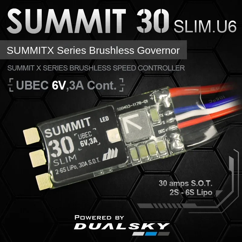 DUALSKY SUMMIT 30X.U8 for gliders，SUMMIT series brushless speed controller