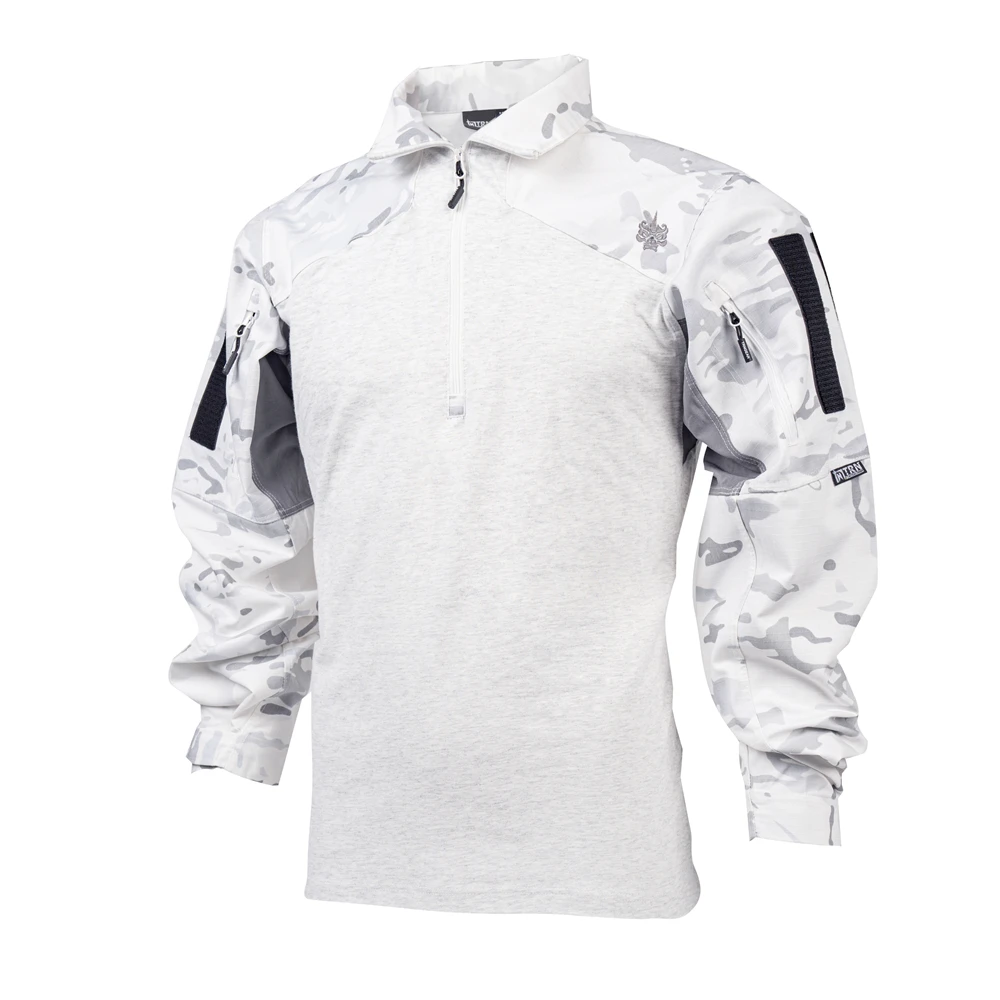 

MCAP Snow Camouflage Breathable Frog Suit Spring And Autumn Wide Sleeved Hunting Training Suit