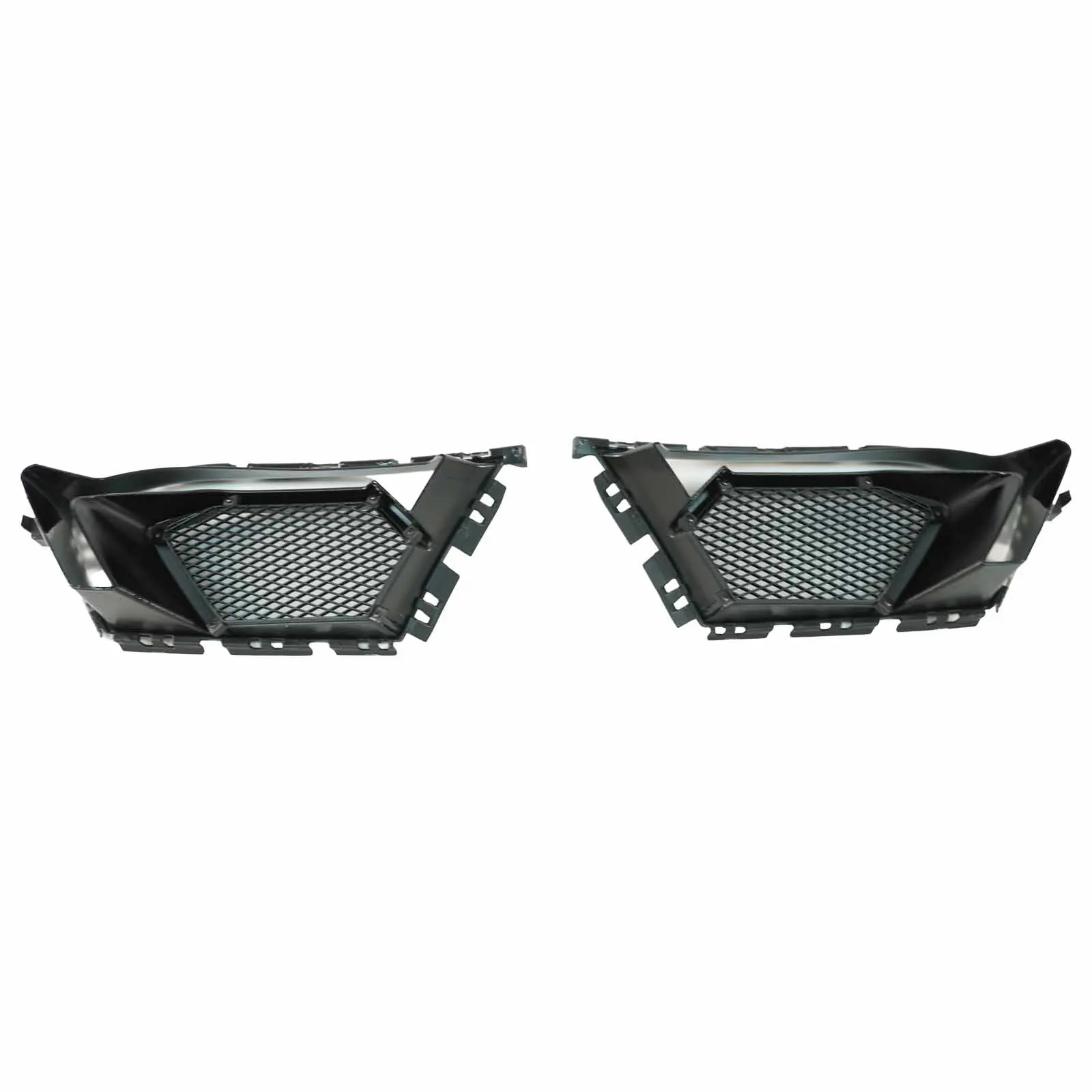 ل BMW M3 M4 G80 G82 G83 2021-2024 2 قطعة المصد الأمامي للسيارة غطاء فتحة التهوية اكسسوارات السيارات لامع أسود/ألياف الكربون نمط
