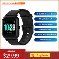 Blackview R3 Smartwatch 1.3 ''TFT 220mAh Bluetooth 5.0 IP68 Waterproof Fitness Heart Rate Calorie for Men Women For Android IOS