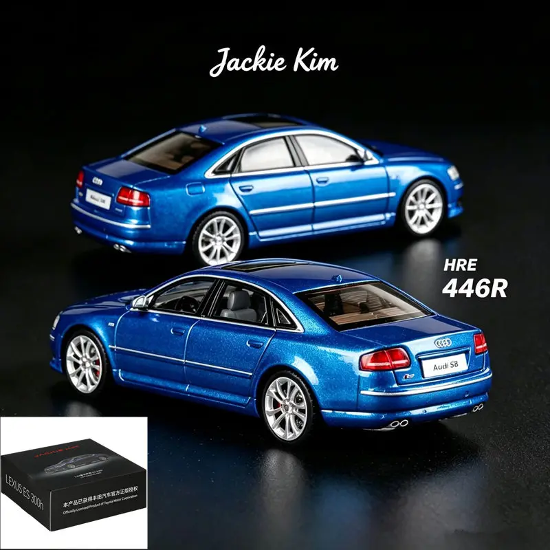 1/64 S8 A8 D3 Coupé Legierung Sportwagen Modell Druckguss Metall Luxus Rennfahrzeug Auto Modell Simulation Miniatur Maßstab Sammlerstück Geschenk