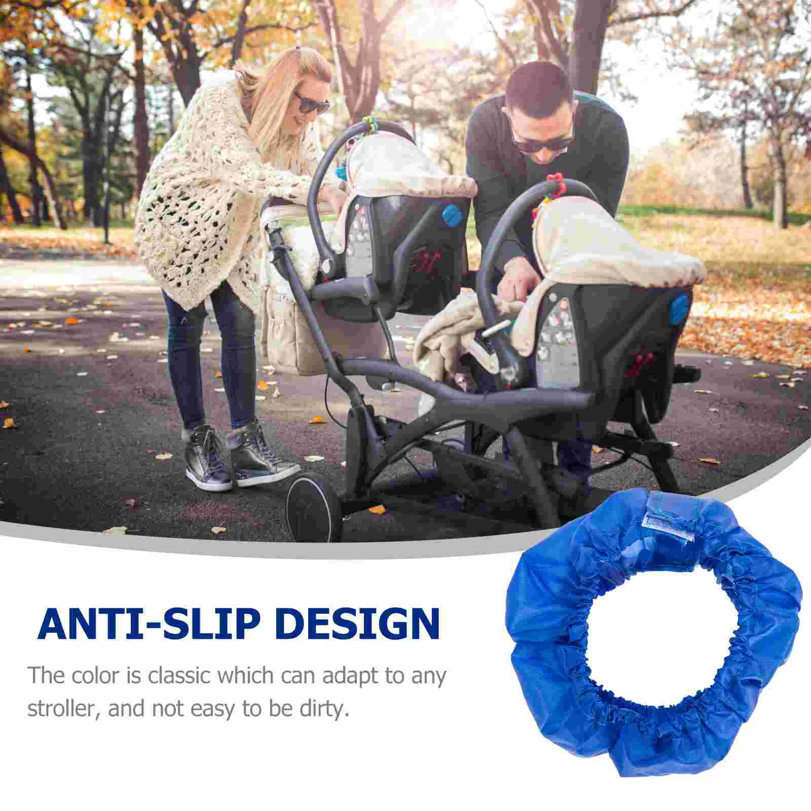 Capas de pneu para Rv Wheel Protector Stroller Acessório de cadeira de rodas Sofá Controle Remoto, Protetor, 4 pcs