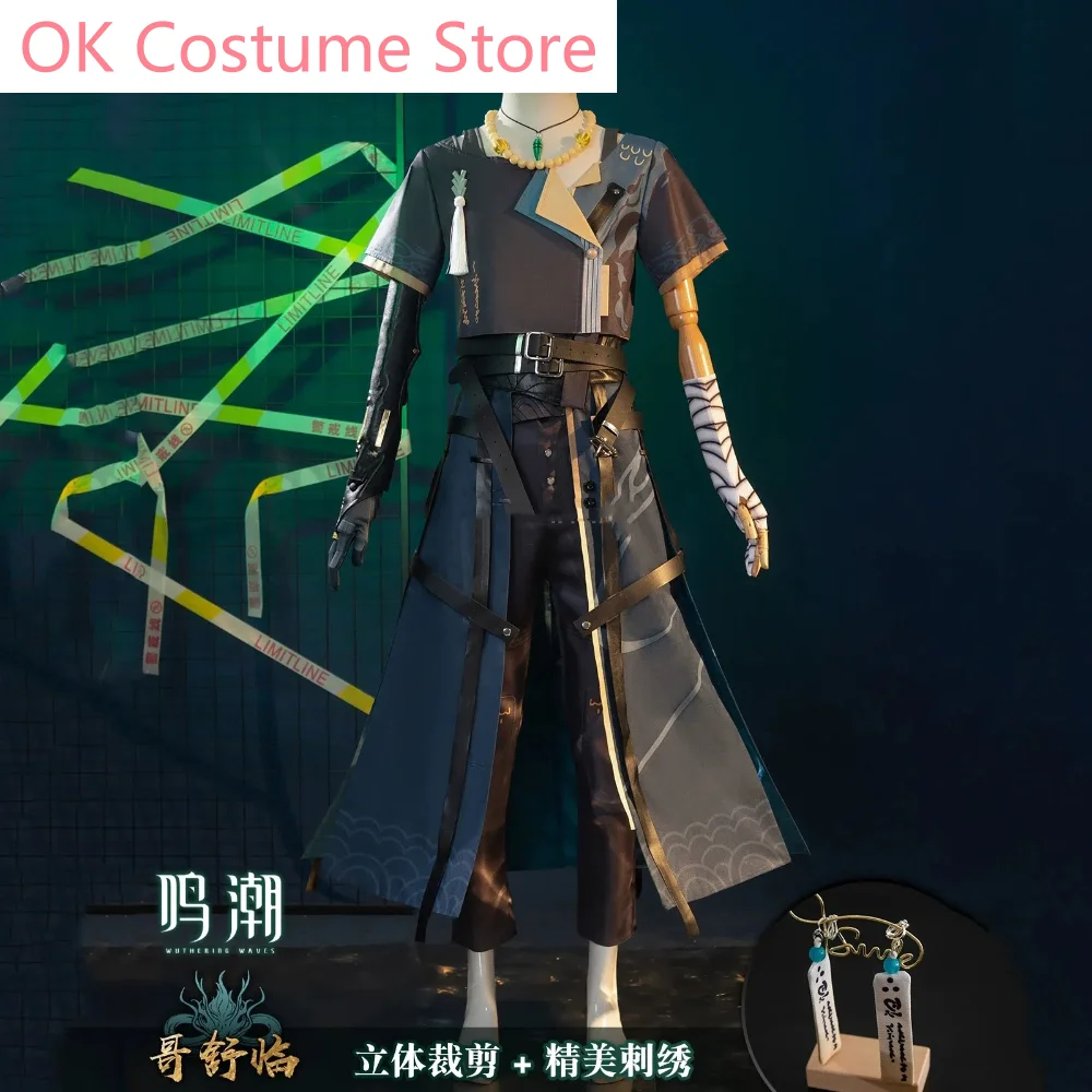 Wuthering Waves Geshulin Game Suit Gorgeous Handsome Uniform Cosplay Costume Halloween Party Role Play Outfit Men S-XXL