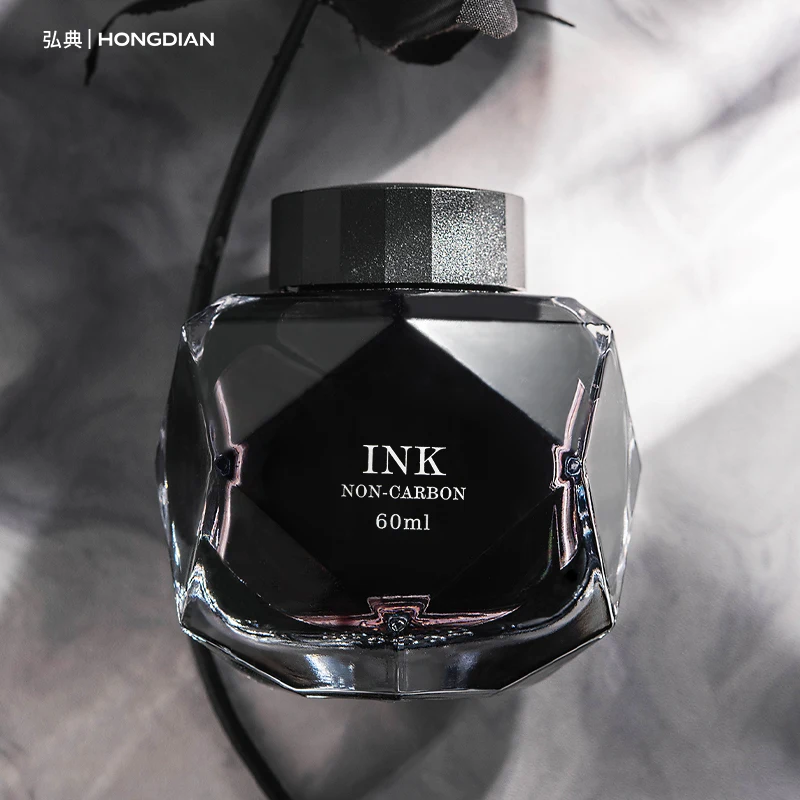 Hongdian 60 مللي قلم حبر حبر غير كربوني عالي الجودة قلم صبغ مائي شخصية الطالب الممارسة دون حجب حبر القلم #2