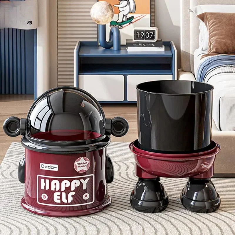Multifunctional Portable Plastic Creative Household Garbage Storage Box