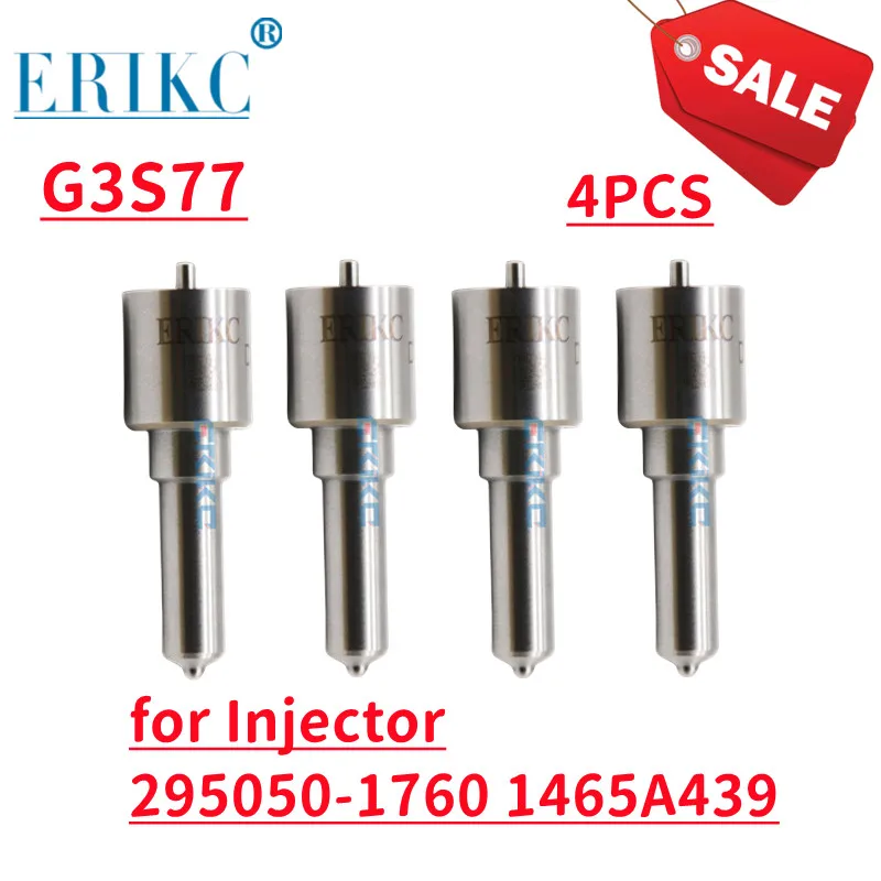 

4 PCS G3S77 Nozzle G3S77 Common Rail Injection Nozzles G3S077 for Injector 295050-1760 1465A439