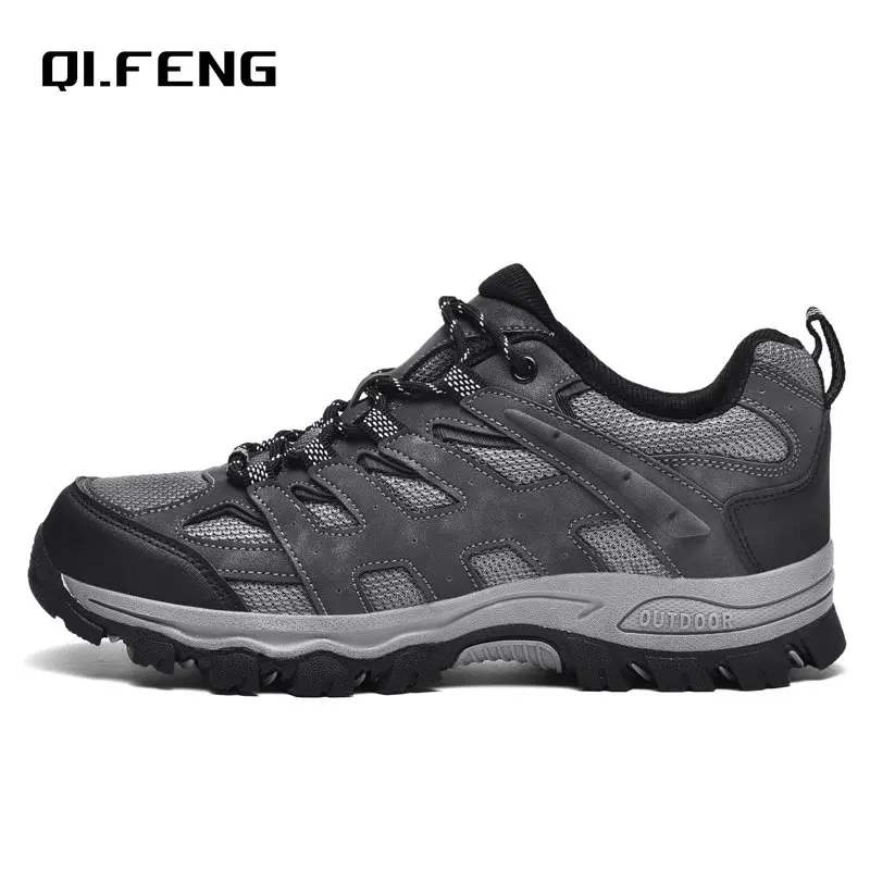 New Arrivial Plus size men outdoor sports hiking shoes classic sneaker fashion trekking boots climbing footwear for man boot 47