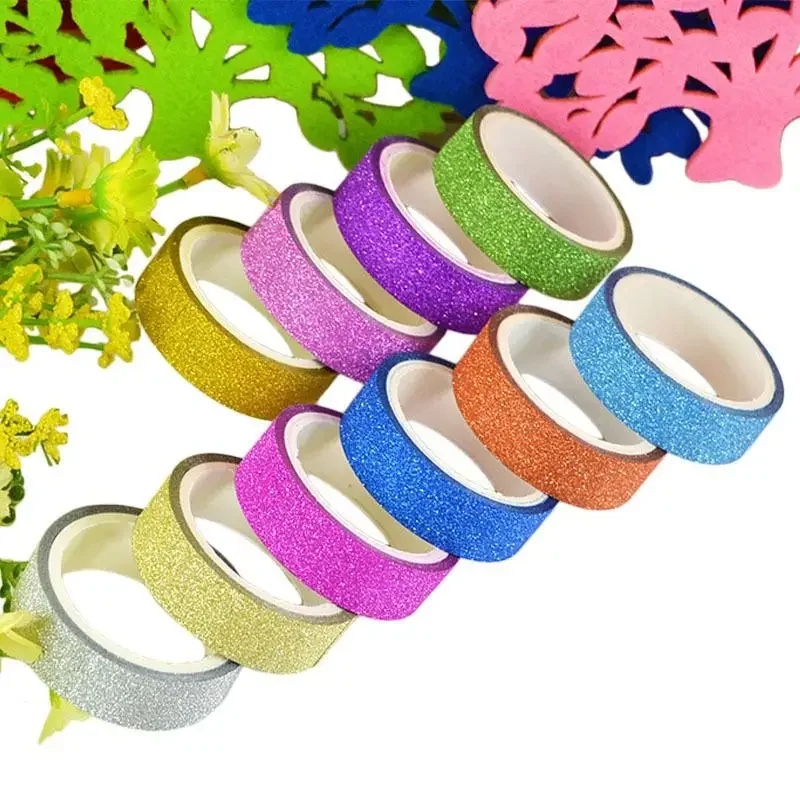 

1pcs Kawaii Golden Onion Powder Washi Tape Paper DIY Decorative Scrapbooking Planner Label Sticker