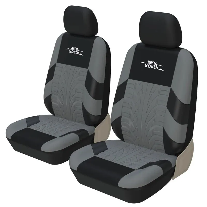 AUTOYOUTH 1PCS Car Seat Covers Set Universal Fit Most Car covers with Tire Detail for Renault Logan 2 Sandero 2 2012-2019