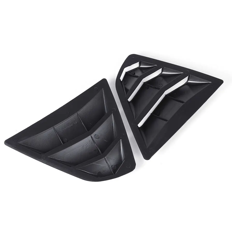 2pcs Car Rear Side Window Louver Cover For Toyota Camry SE XSE L LE XLE 2018 - 2020 Side Air Vent Shutter Cover Trim