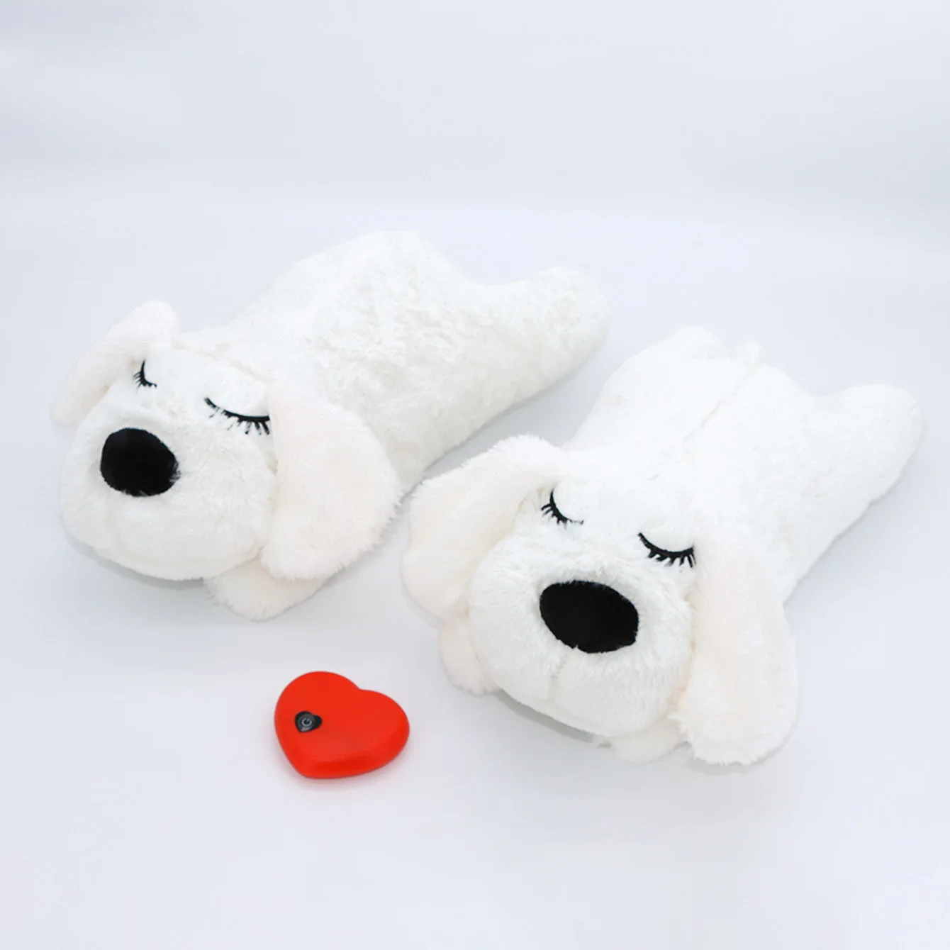 

2 PCS Heartbeat Plush Dog Toy for Pet Comfort and Sleep dog toys for small dogs puppy