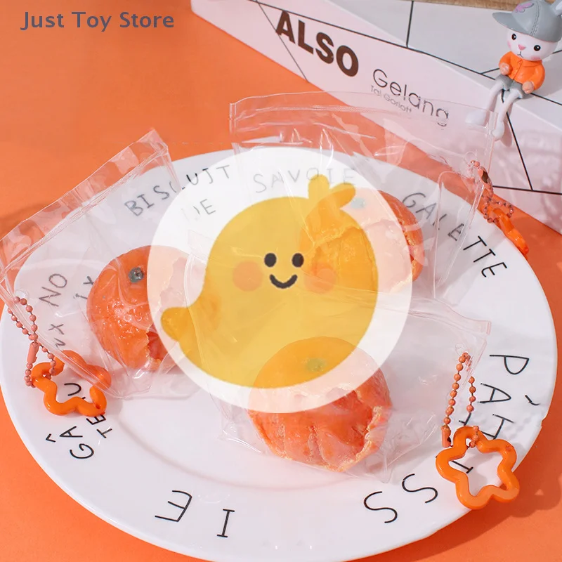 

[JT]1Pc Cute Peeling Tangerine Squeeze Toy Soft Glue Slow Rebound Decompression Stress Release Vent Tool Gift