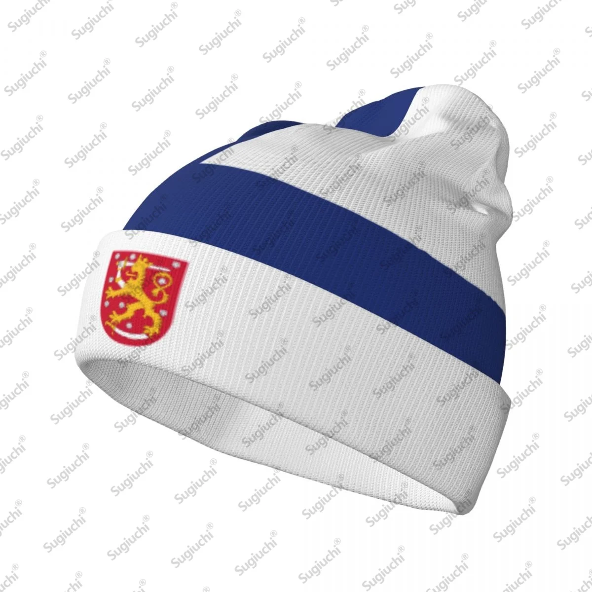 Beanie-Mütze mit Finnland-Flagge für Damen und Herren, modische Strickmütze, warme Wintermütze, weich, dehnbar, Ski-Beanie-Mütze, Unisex
