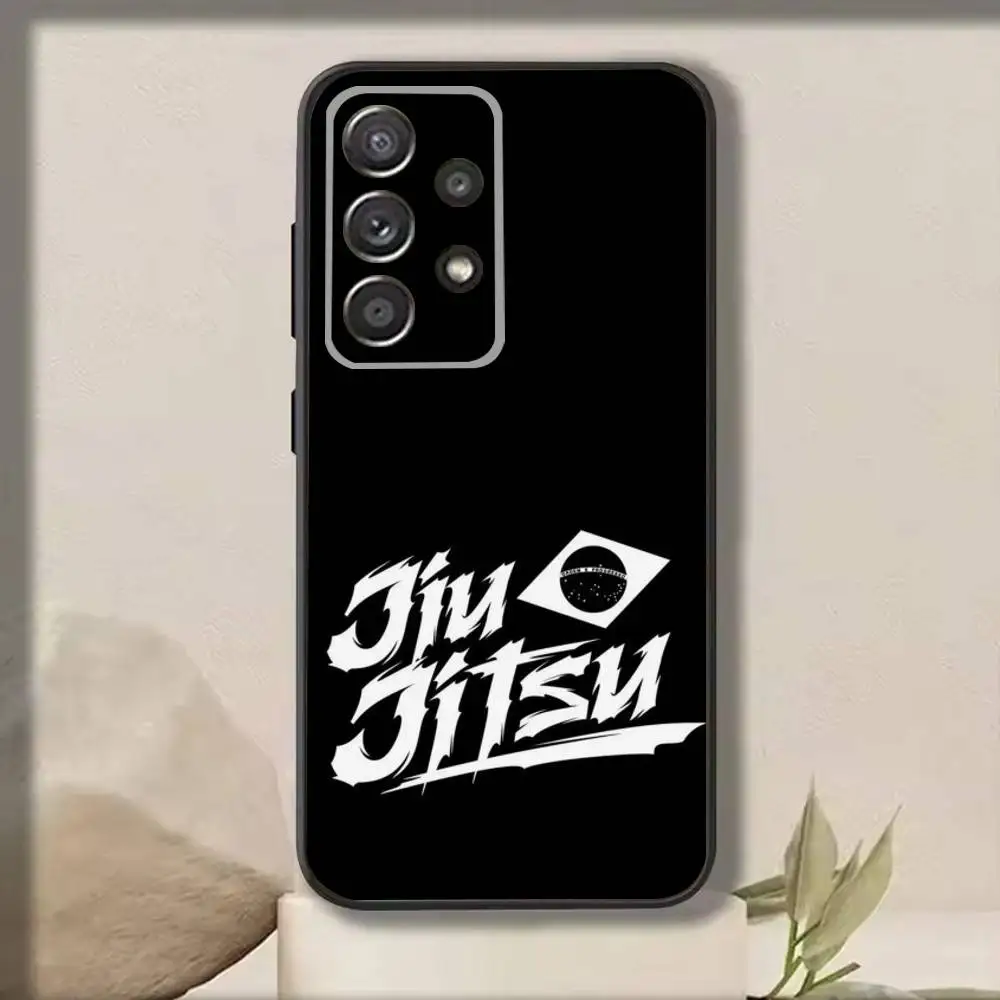 B-BJJ B-Brazilian Jiu Jitsu  Phone Case For Samsung S25,S24,S21,S22,S23,S30,Ultra,S20,Plus,Fe,Note,10,9,5G Black Cover