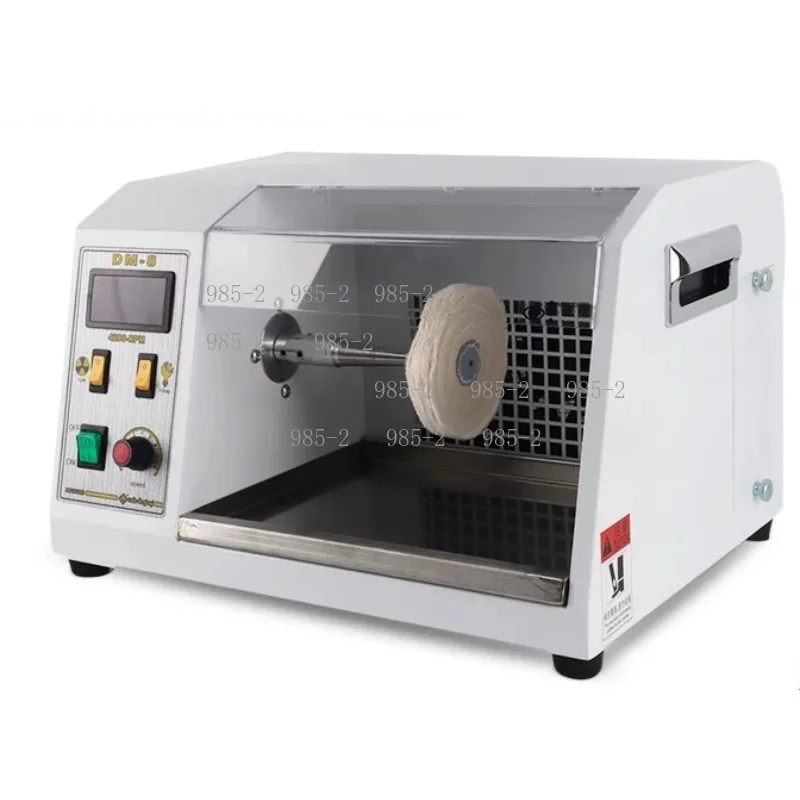 DM-8 Bench-top Jewelry Polishing Machine, Frequency Conversion, Vacuum Cleaner Cloth Wheel
