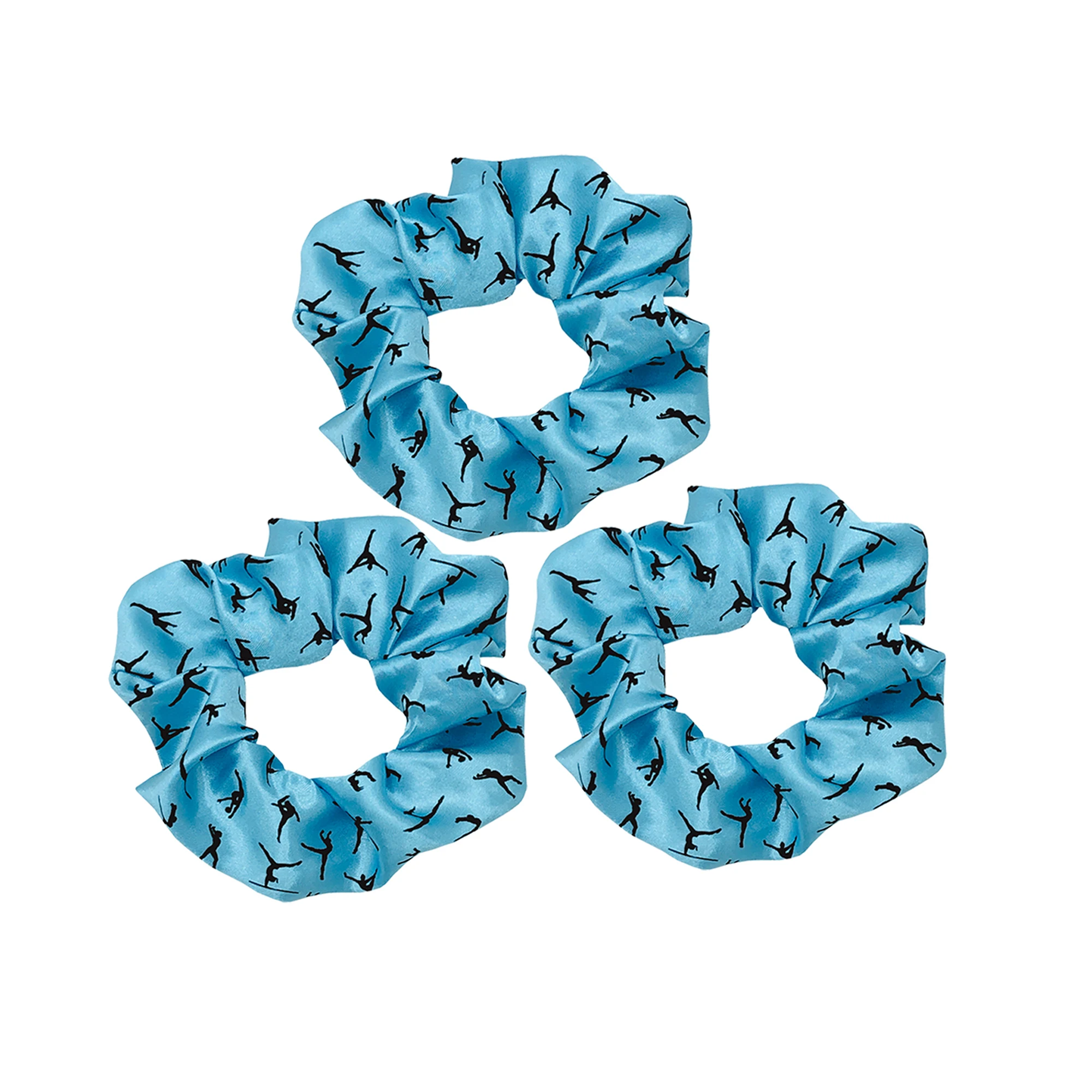 5 Stücke/20 Stücke Gymnastik Tanz Druck Scrunchies Haargummi Hohe Elastizität Elastisches Haarband Pferdeschwanzhalter Frauen Haarschmuck – Detail 14