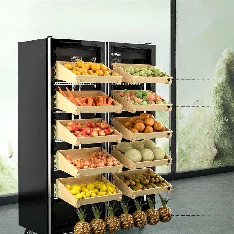 

Fruit crisper, vegetable refrigerated display cabinet