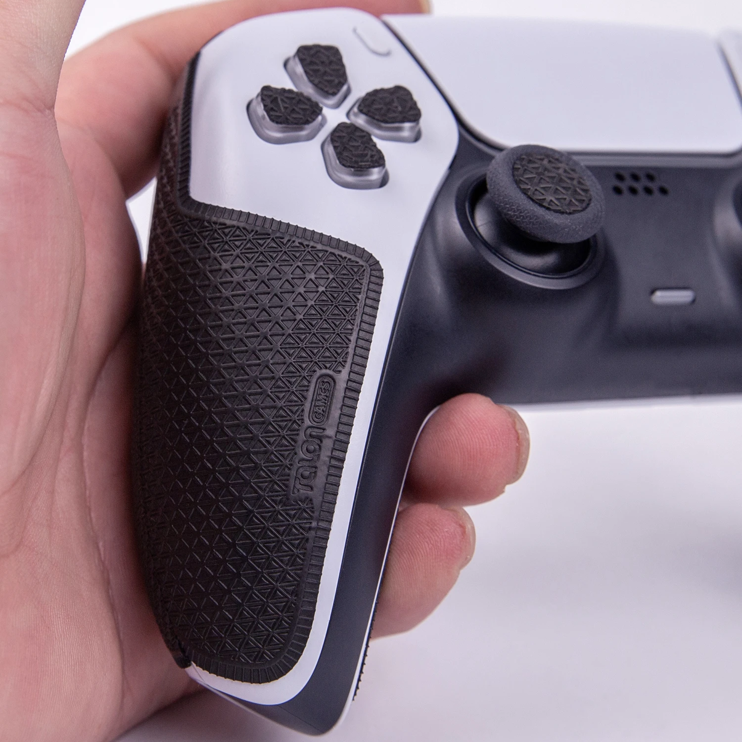 TALONGAMES Controller Grip Tape For Playstation 5 DualSense,Anti-Slip,Sweat-Absorbent,Textured Skin Kit for PS5 Handle Grip Tape