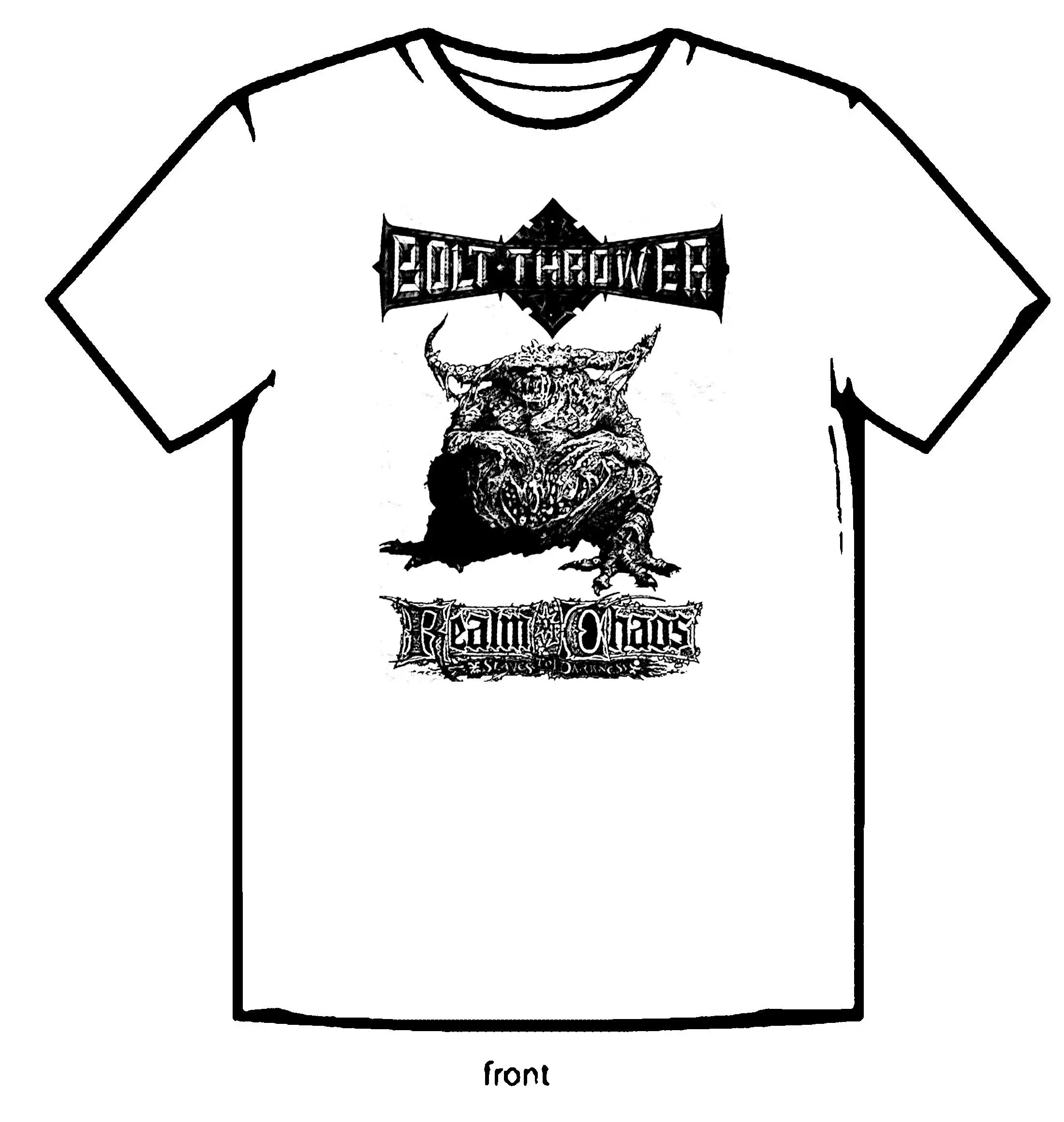 

Футболка Bolt Thrower с изображением Хаоса