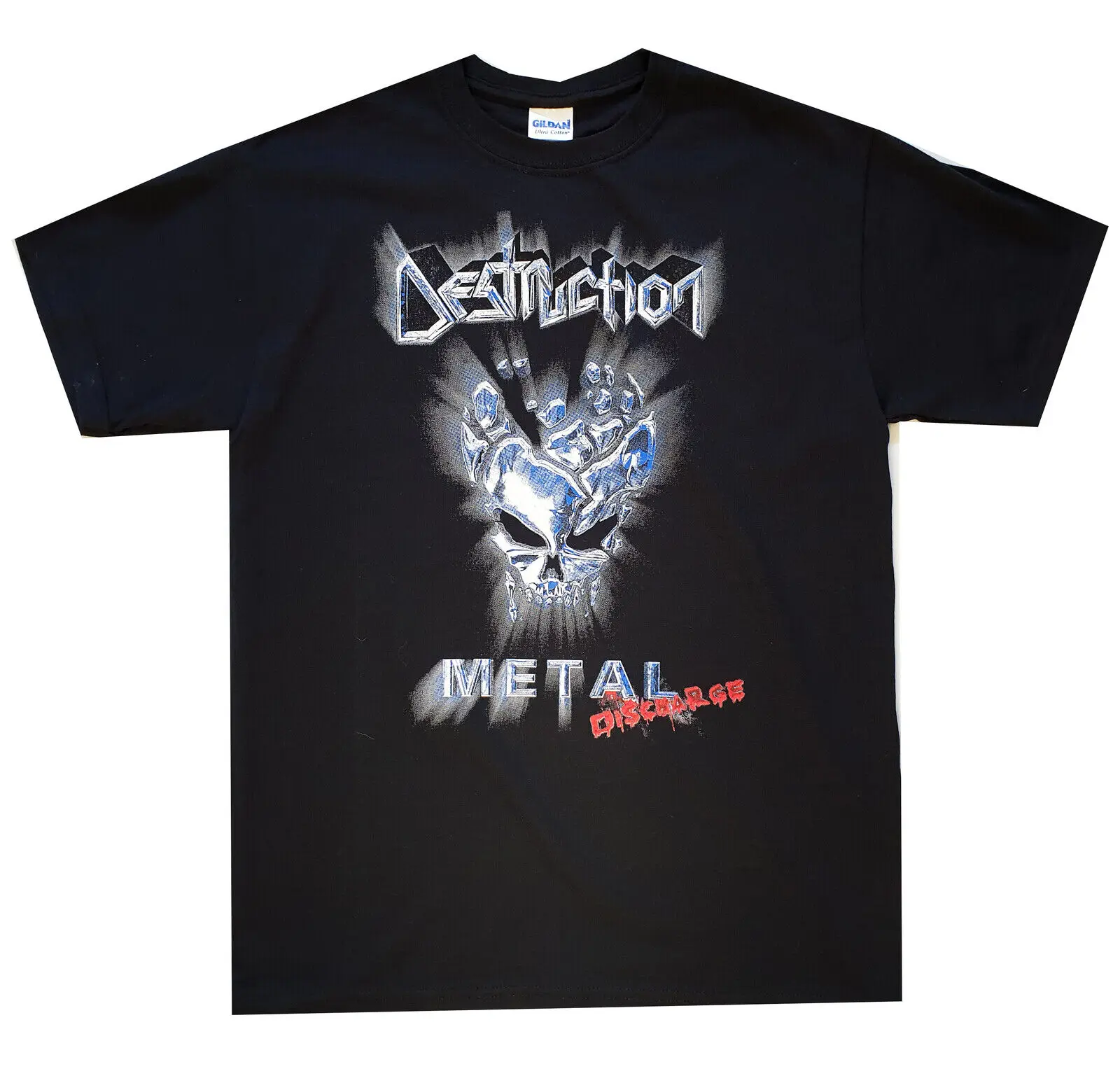 Destruction Metal Discharge Logo T Shirt M L Thrash Official Band