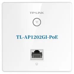 Tp-link AC1200 Dual Band Gigabit Wireless Panel AP TL-AP1202GI-PoE  Poe Access Point 11AC 2.4G/5G RJ45 Type 86 Fat and Thin