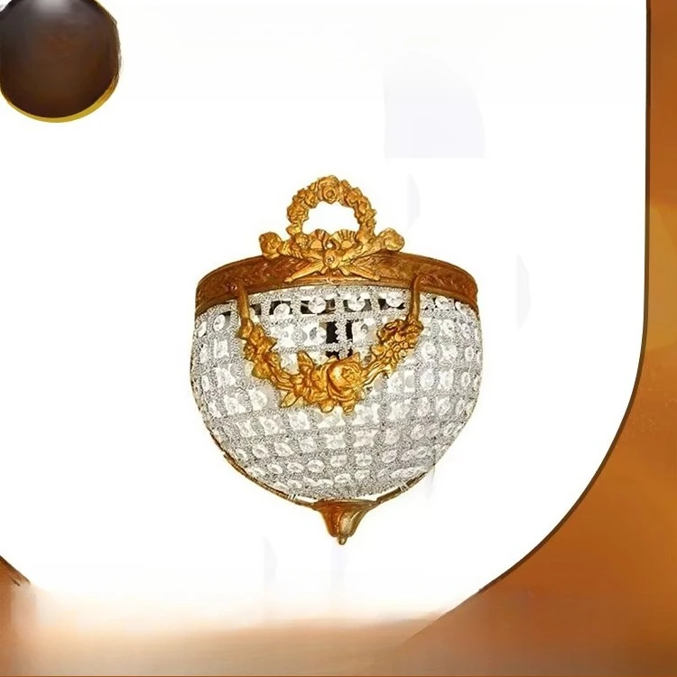 كريستال برونزي عتيق كريستال/زوج من الكريستال الإمبراطوري الفرنسي كبير الحجم