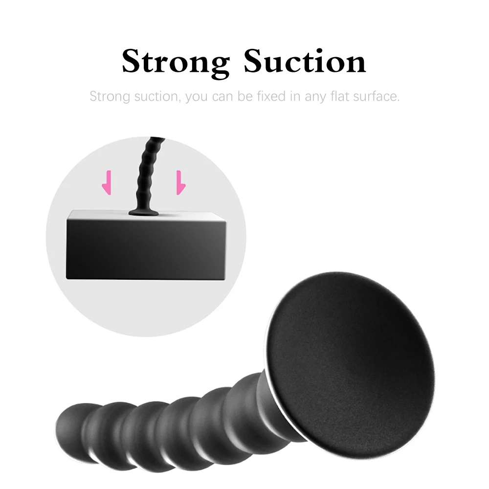 Sex Toys for Man and Woman Anal Plug Prostate Massager Sex Products Vaginal Stimulator With Strong Sucker Silicone Bead Dildo